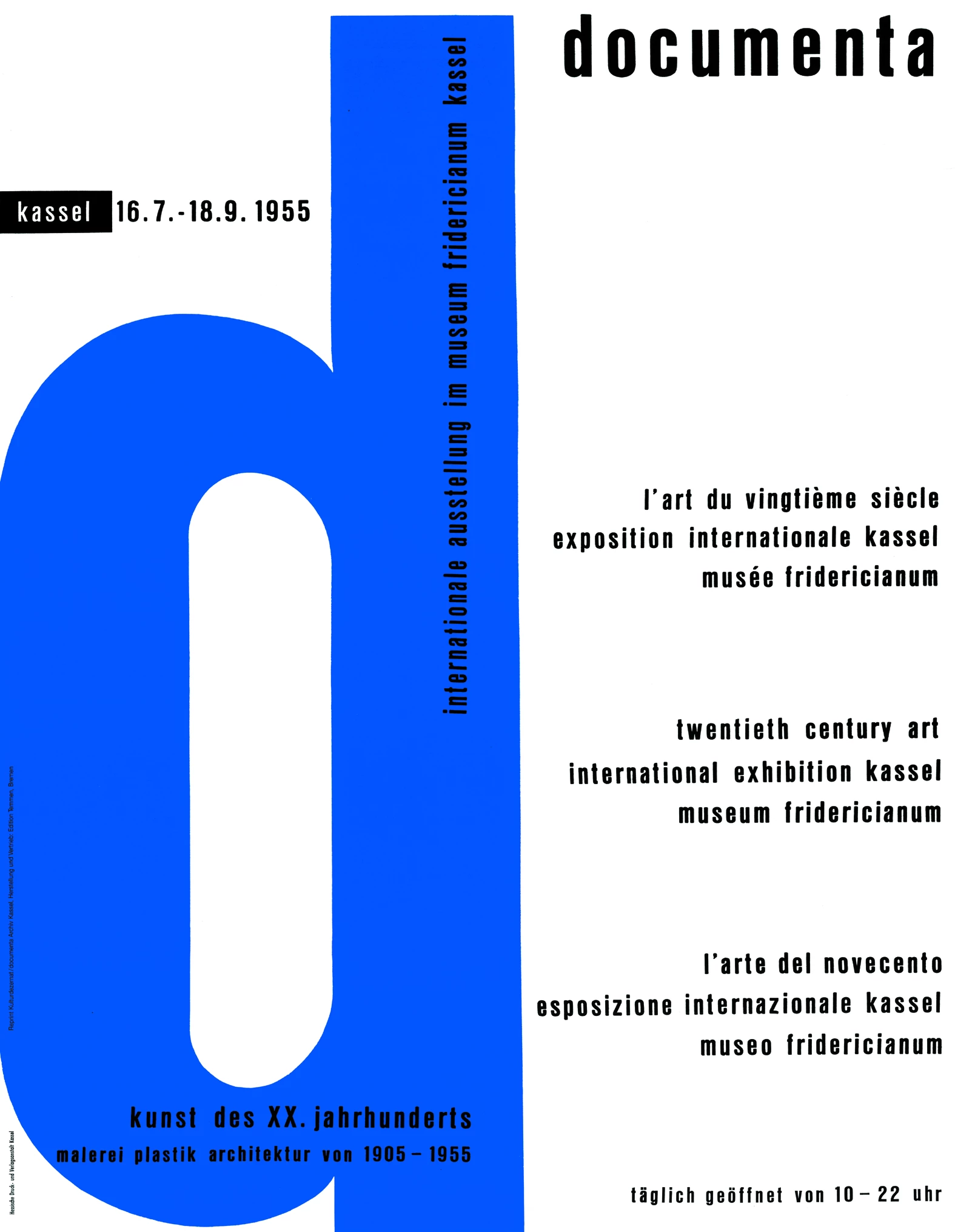 Documenta poster, Kassel (1955)
