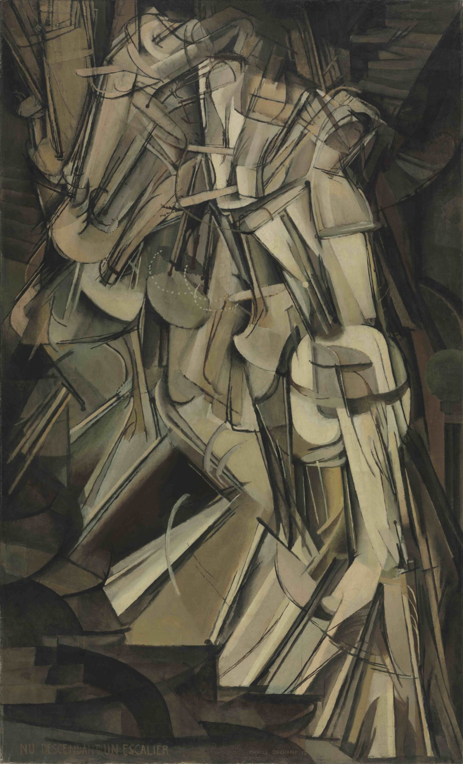 Marcel Duchamp, Nude Descending a Staircase, No. 2 (1912)
