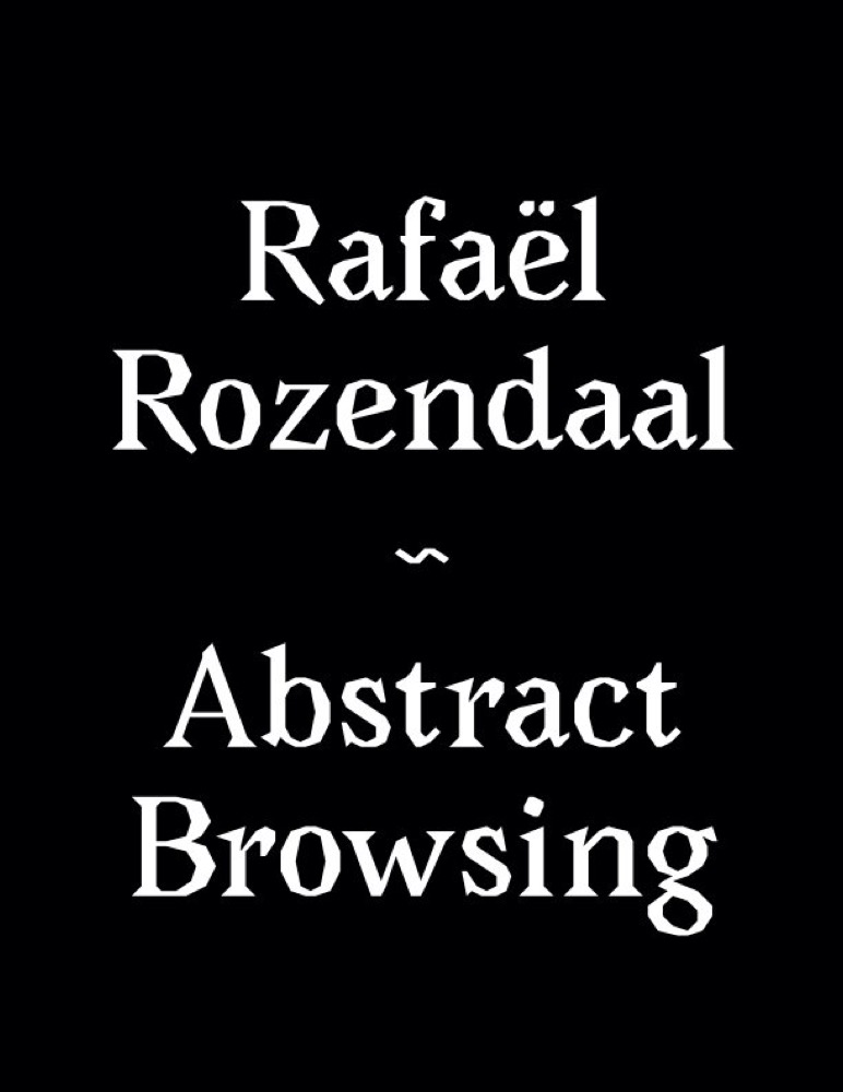 Abstract Browsing: publisher’s book image