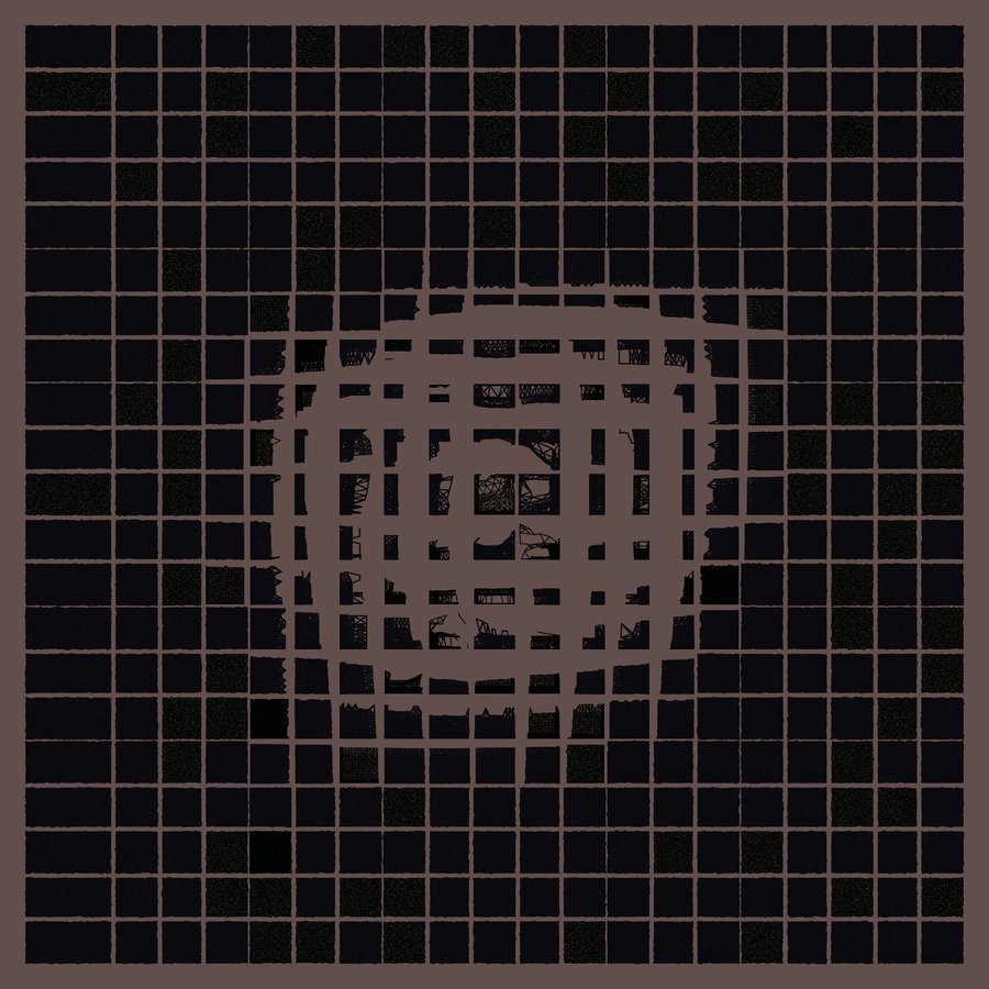 Earliest saved Edifice work in progress, plate III: occupied grid with a central court of fragments.