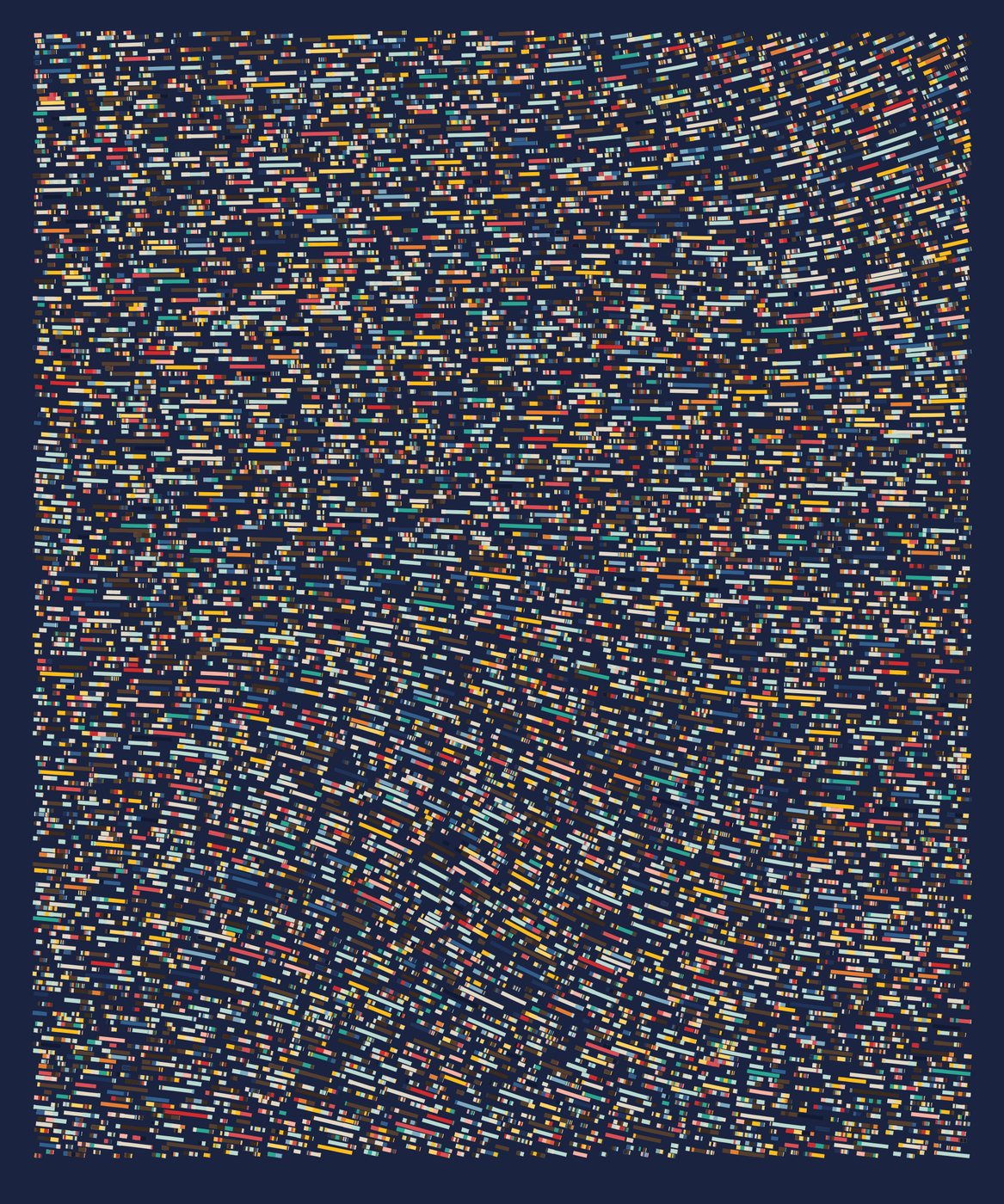 Fidenza #9 by Tyler Hobbs