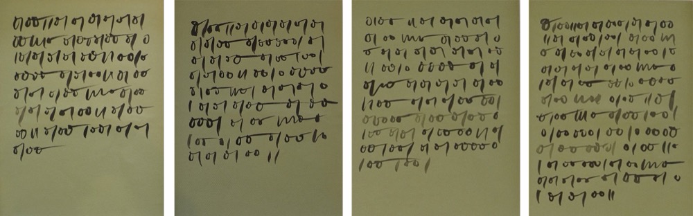 Cursive Binary: Memento Memoriae Portfolio by Sasha Stiles, Spalter collection