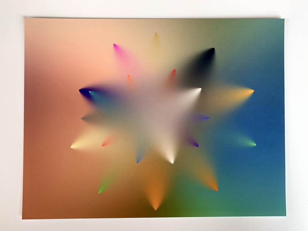Cone Gradients #1 (from the Daily Sketches Series) by Zach Lieberman, Spalter collection