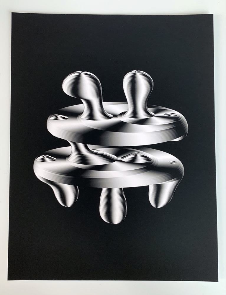 Blob Circle Study #1 (from the Daily Sketches Series) by Zach Lieberman, Spalter collection