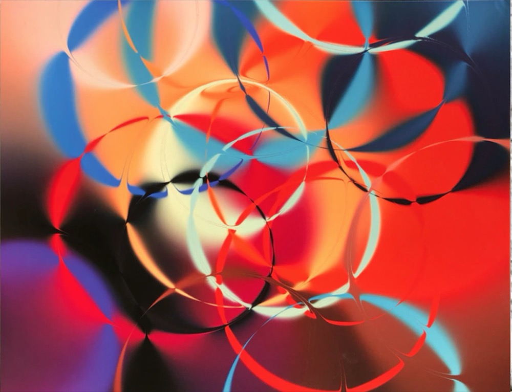 Circle Overlaps #1 (from the Daily Sketches Series) by Zach Lieberman, Spalter collection