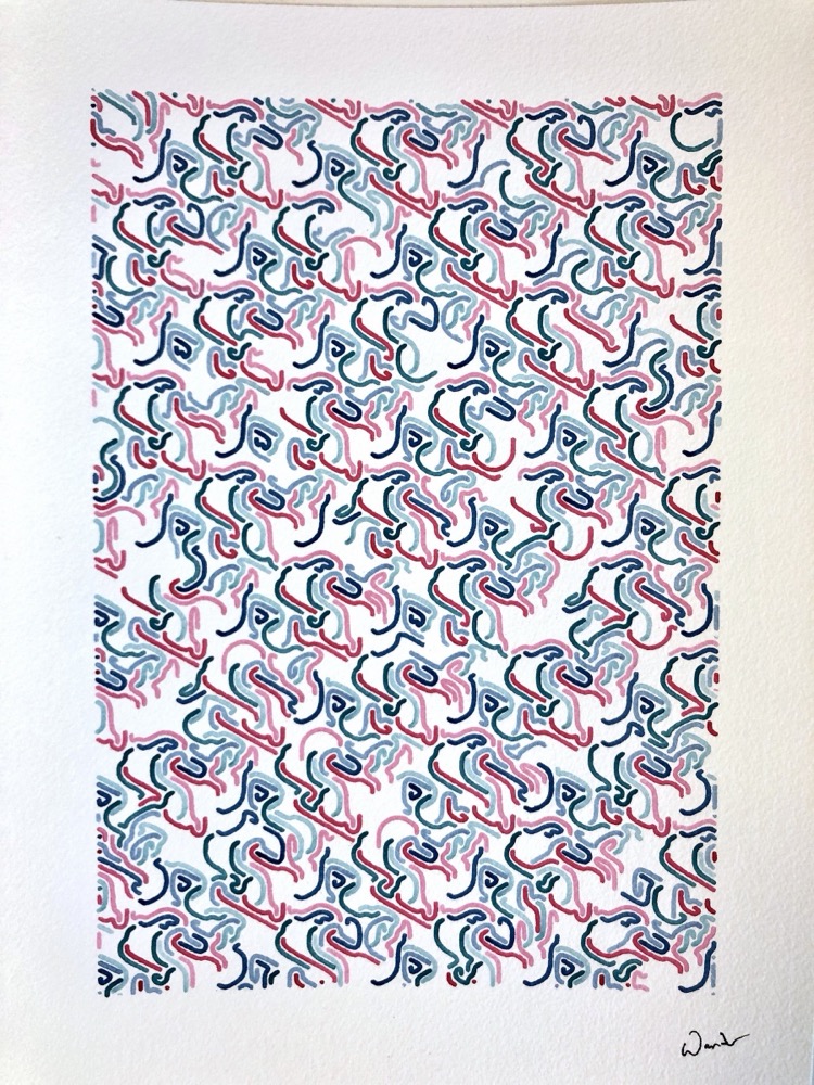 Lines Walking #28 by Lars Wander, Spalter collection